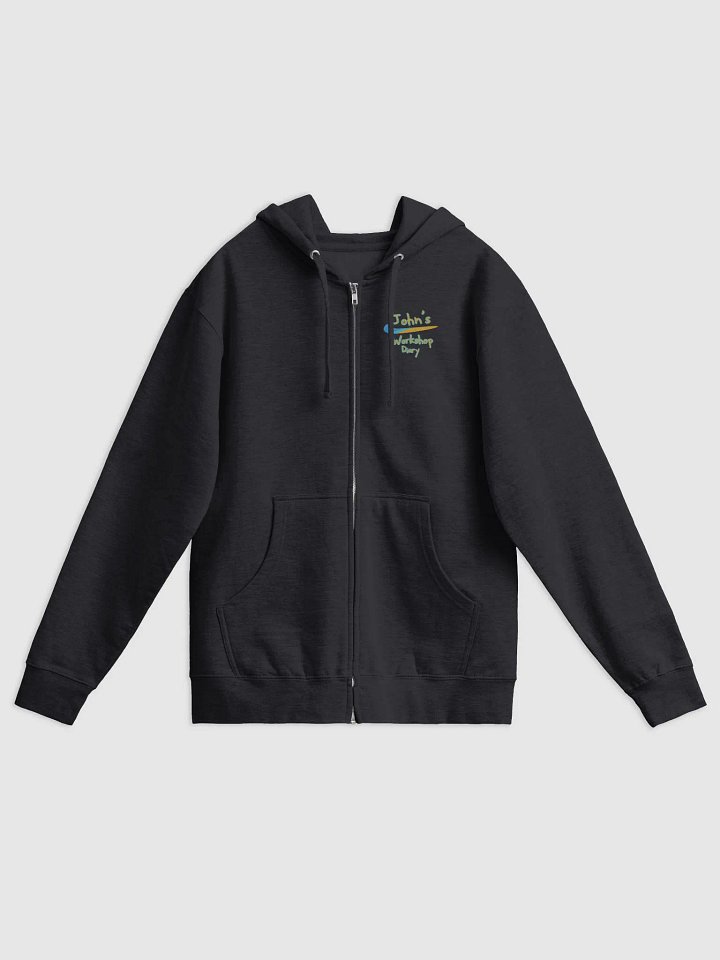 John's Workshop Diary Hoodie zip product image (1)