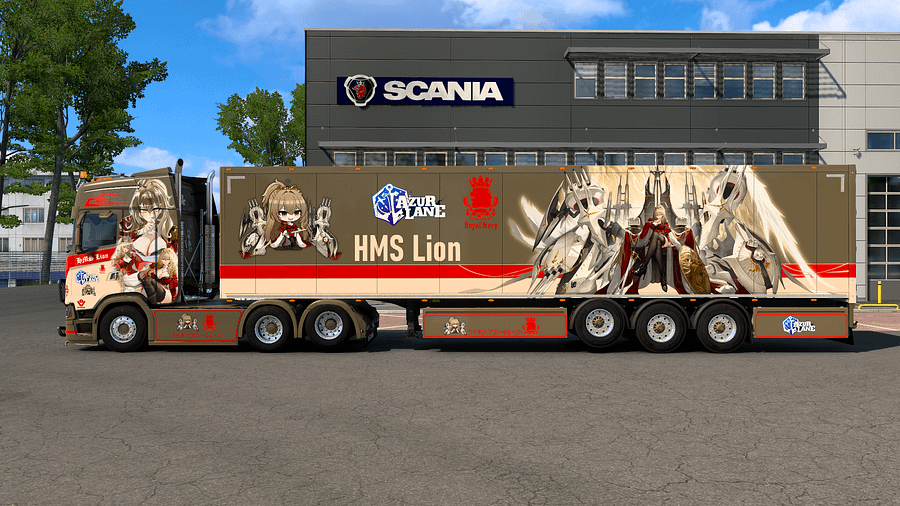 [ETS2] HMS Lion - Azur Lane [Combo Skin] product image (3)