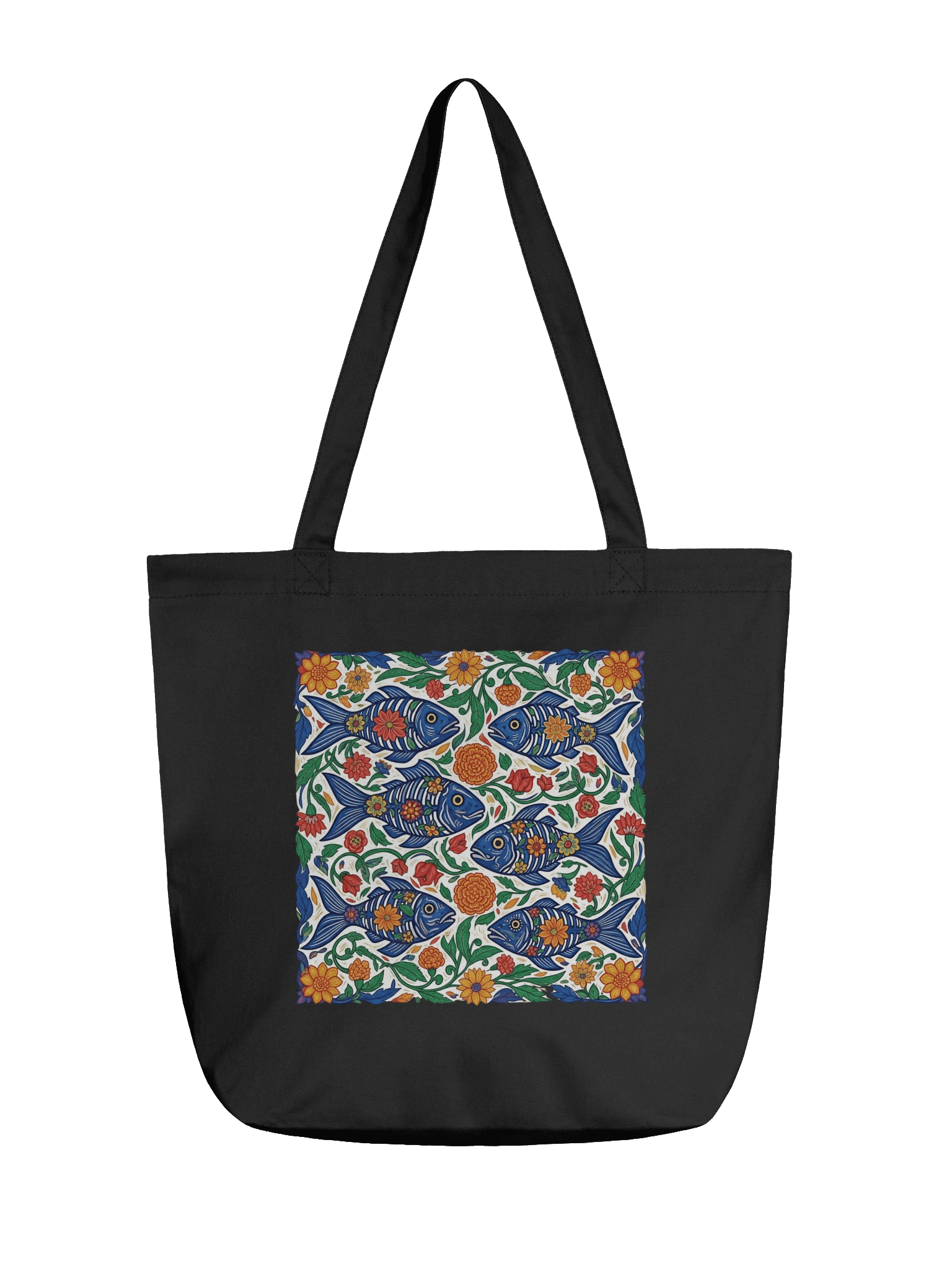 Ornamental Fish Mosaic Tote Bag product image (2)