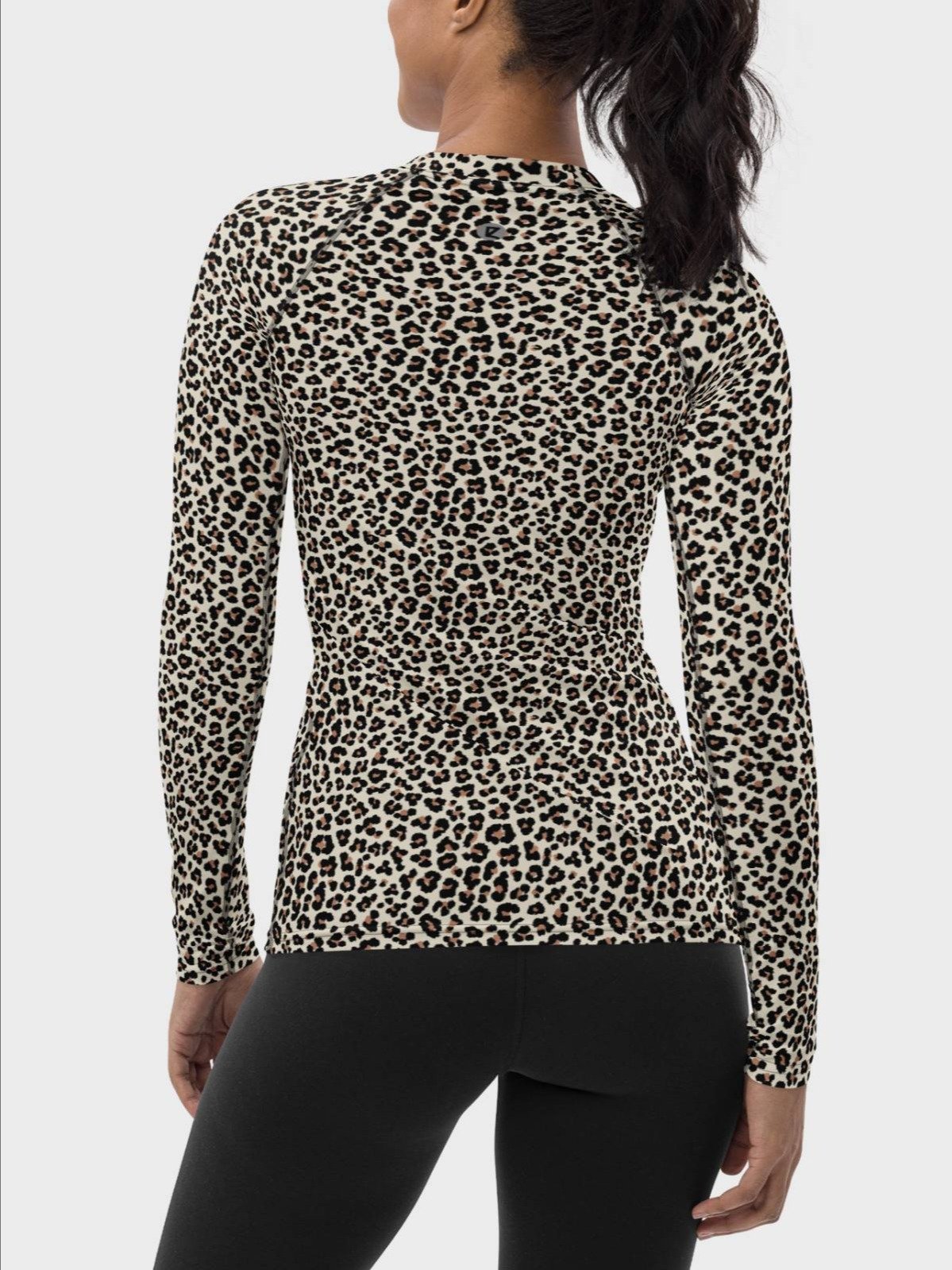 Rash Guard "Abstract Animal Leopard Skin Fur Pattern" product image (5)