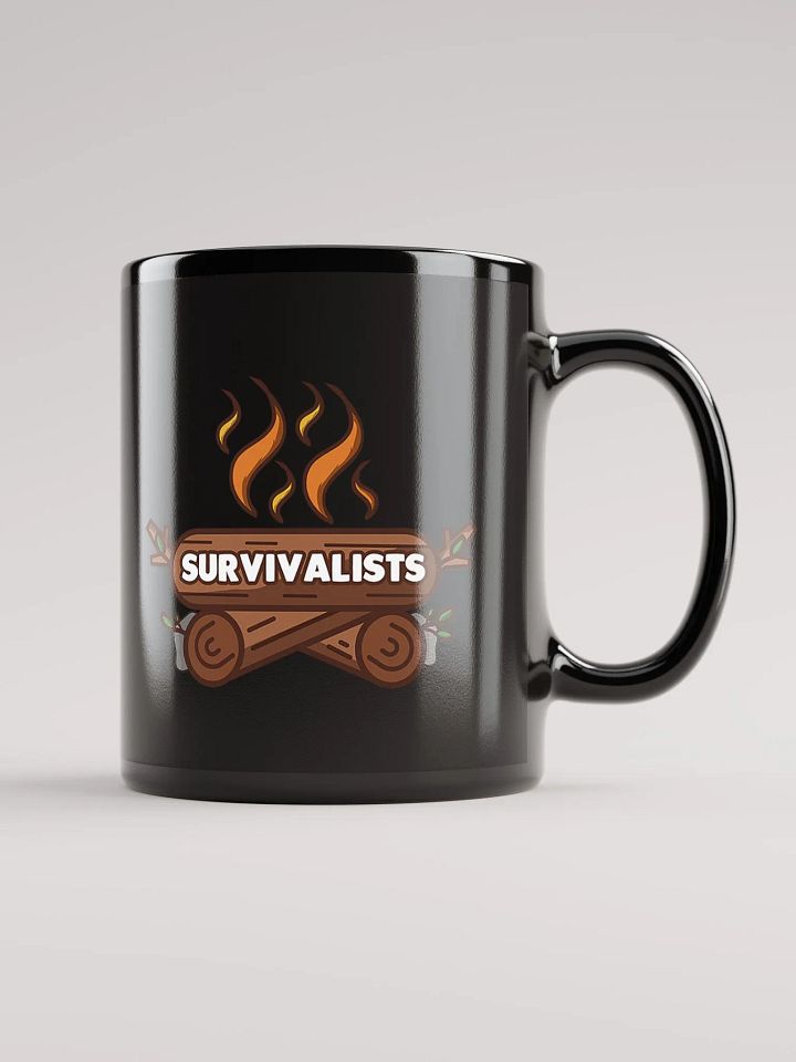 Survivalists Black Glossy Mug product image (1)
