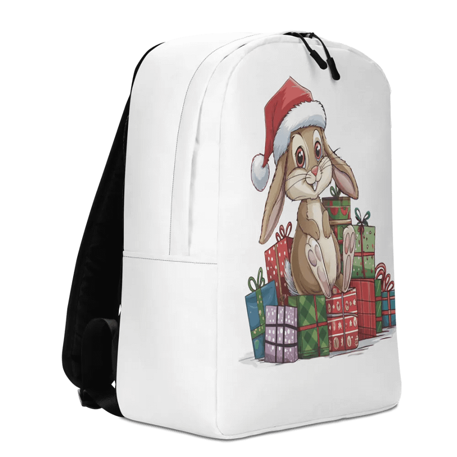 Santa Bunny Minimalist Backpack product image (3)
