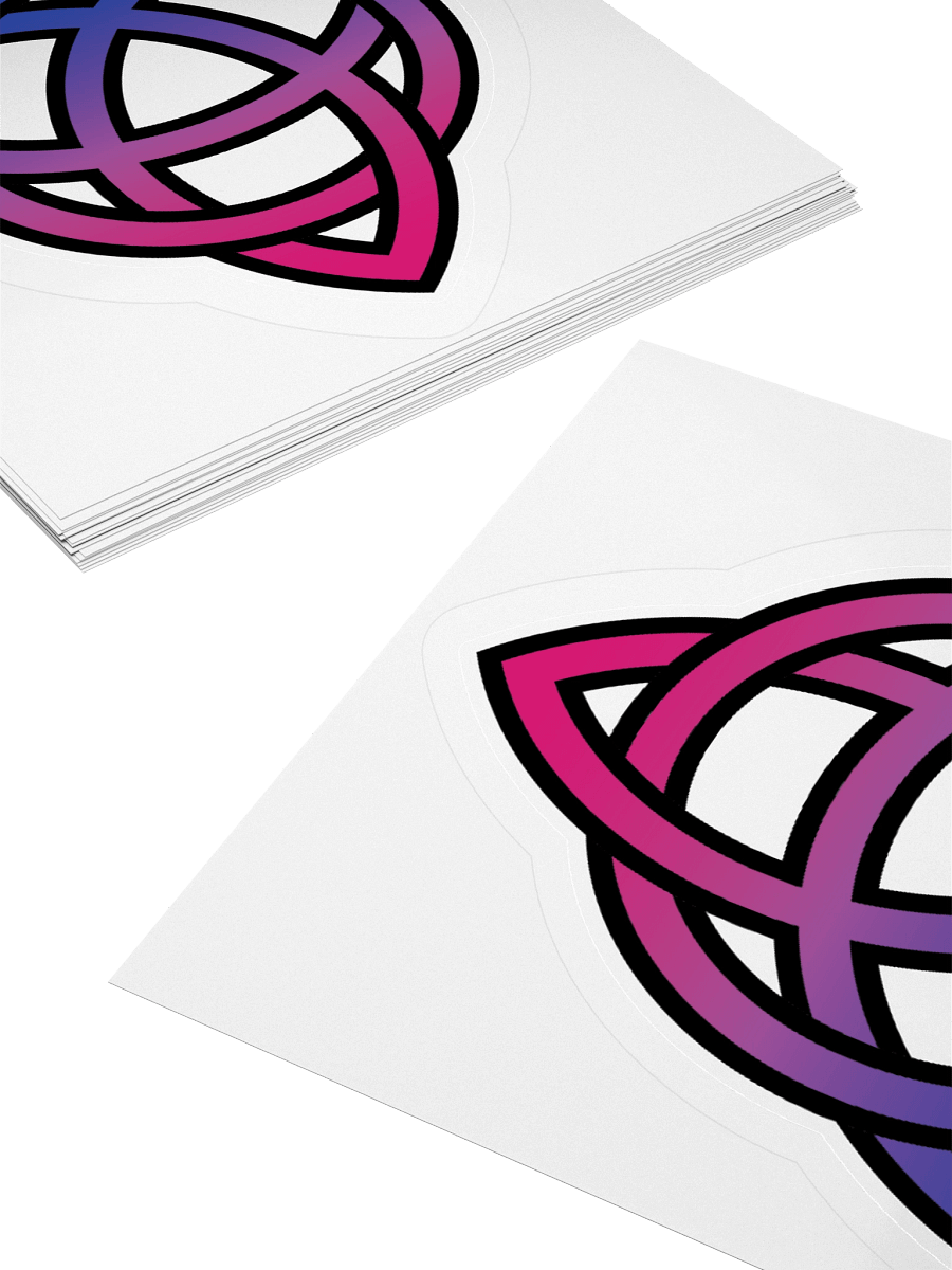 Bisexual Pride Gradient Celtic Knot Sticker product image (10)