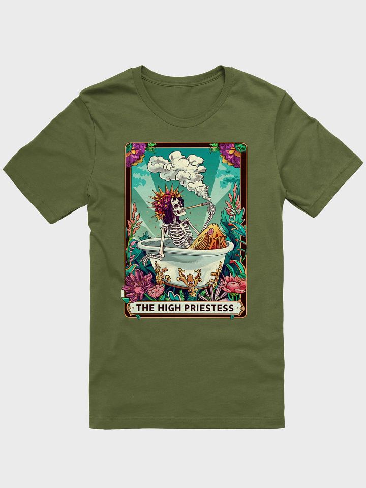 The High Priestess Funny Tarot Card Tee product image (4)