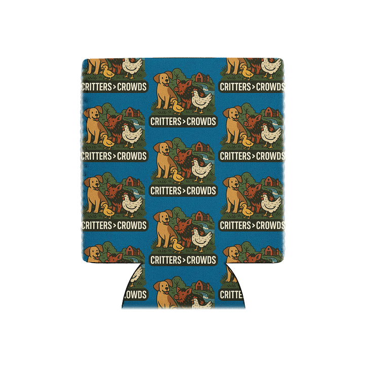 Critters over Crowds Can Cooler product image (1)