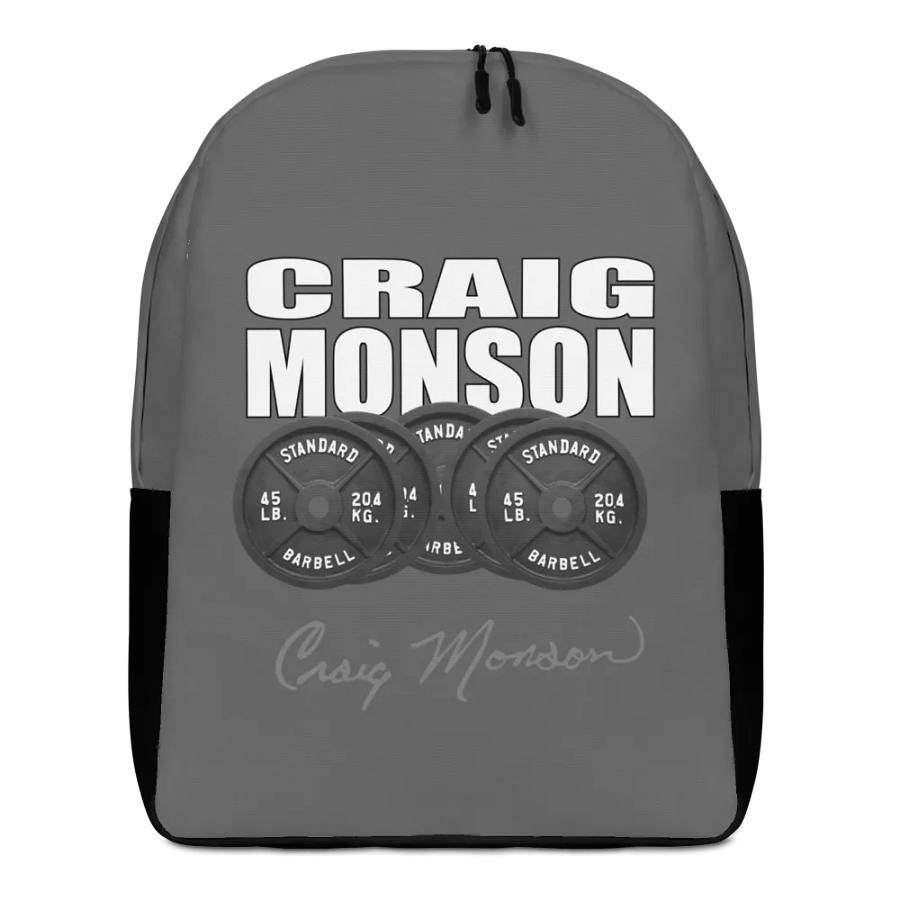 Craig Monson Barbell Signature Series Backpack (Gray) product image (1)