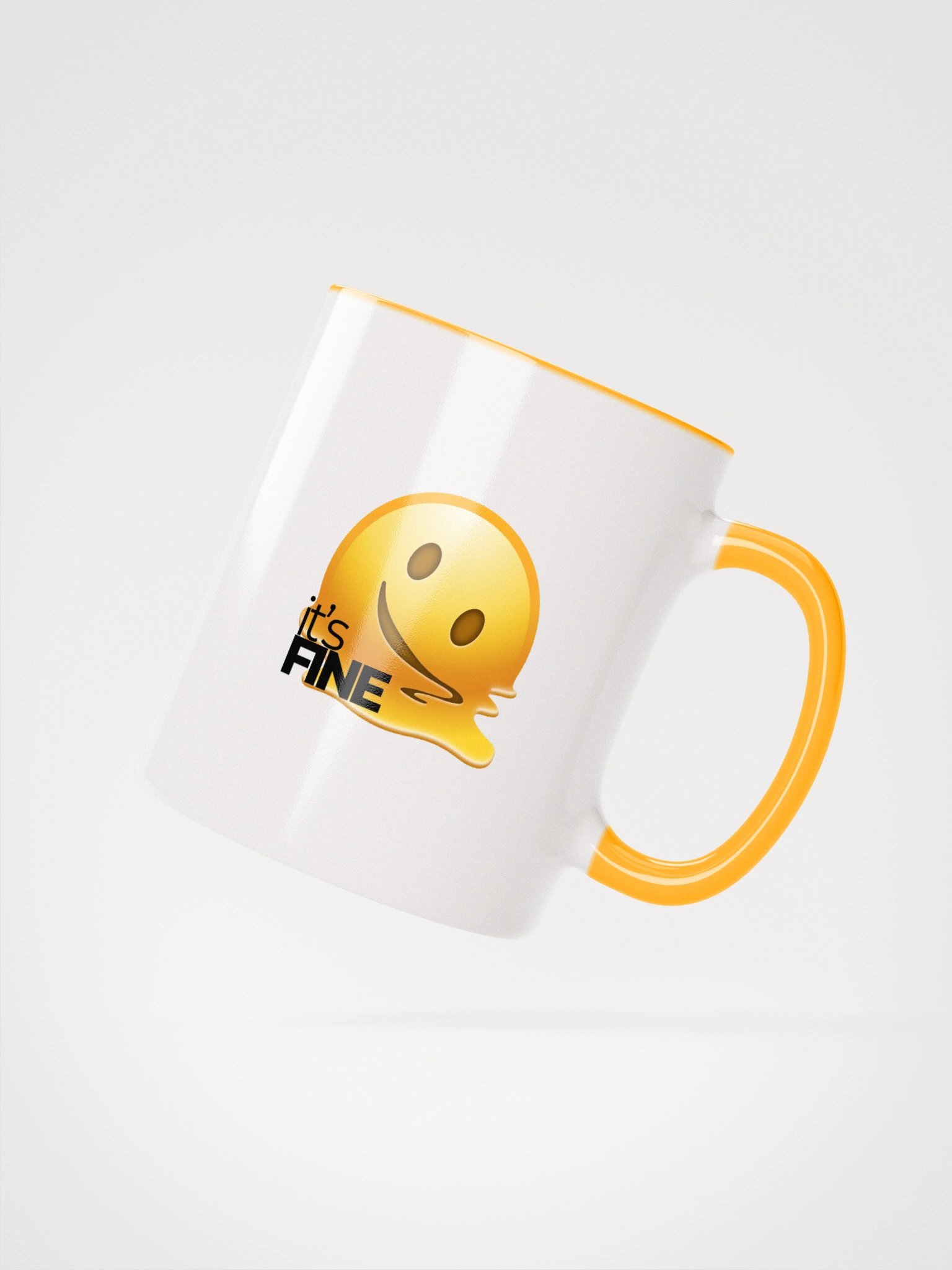 Melting 'It's Fine' Ceramic Mug product image (52)