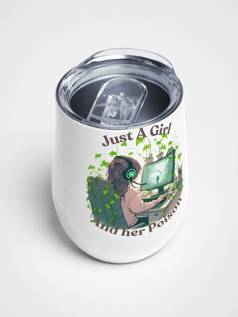 Just a Girl Wine Tumbler product image (4)