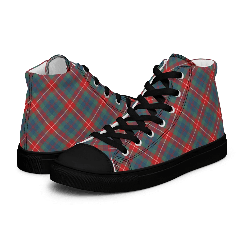 Fraser Ancient Tartan Men's High Top Shoes product image (8)