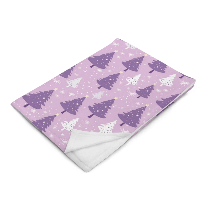 Purple Trees Blanket product image (2)