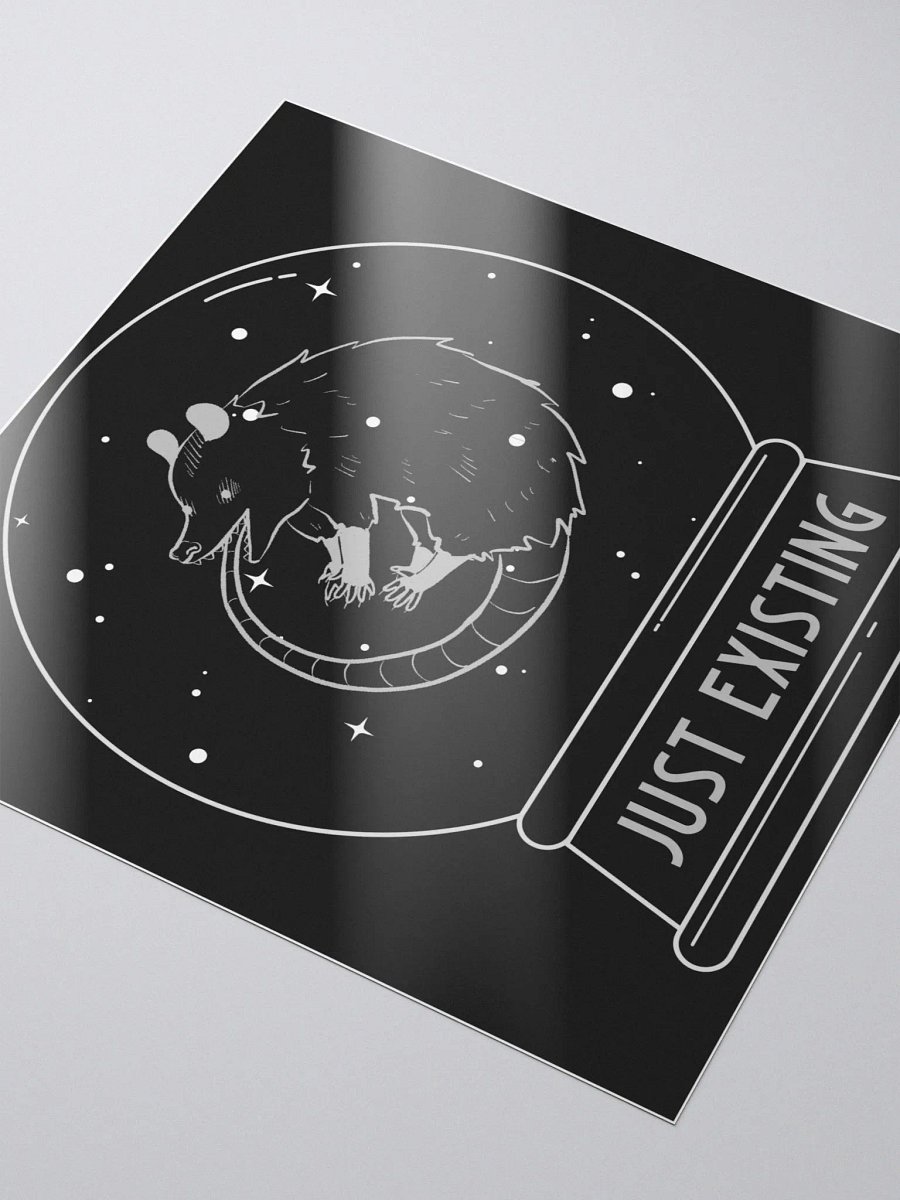 Just Existing bubble free stickers product image (4)