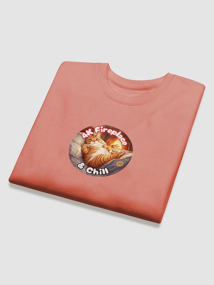Cozy Cat - 4K Fireplace & Chill | Sweatshirt product image (14)