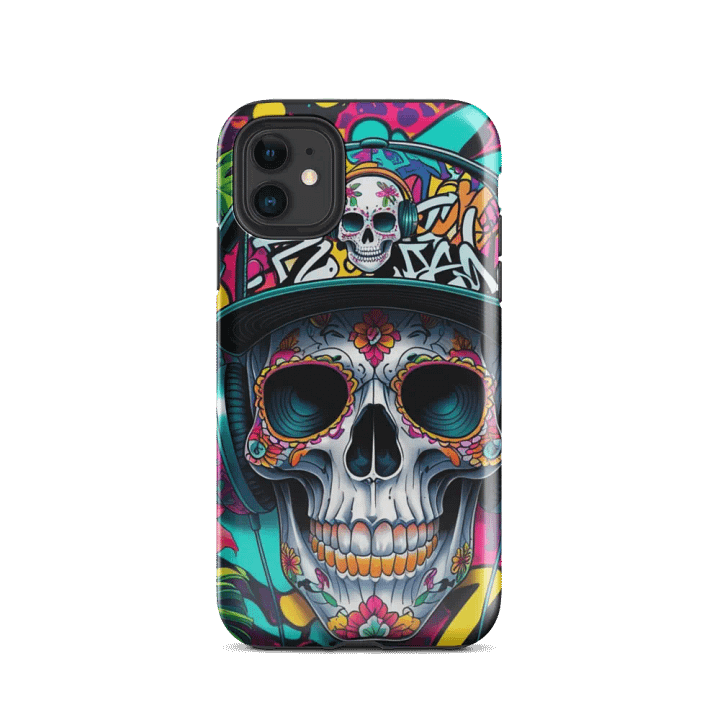 Floral Skull Vibes iPhone® Case product image (24)