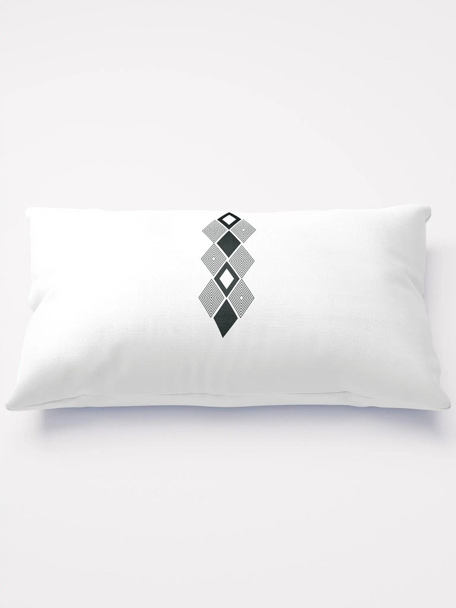 Black and white triangle design Pillow product image (1)