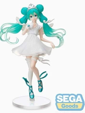 Vocaloid Hatsune Miku 15th Anniversary KEI Version Super Premium Statue - Sega Collectible Figure product image (2)