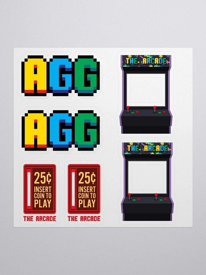 The Arcade ∙ Sticker Sheet product image (1)