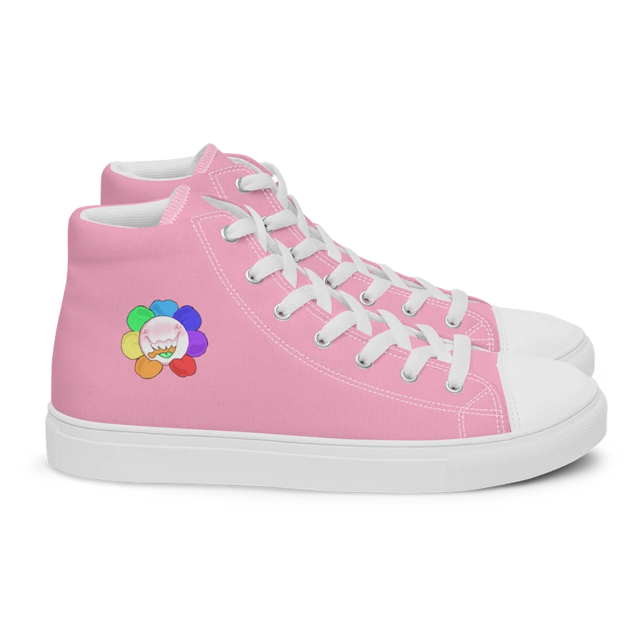 Pastel Pink and White Flower Sneakers product image (15)