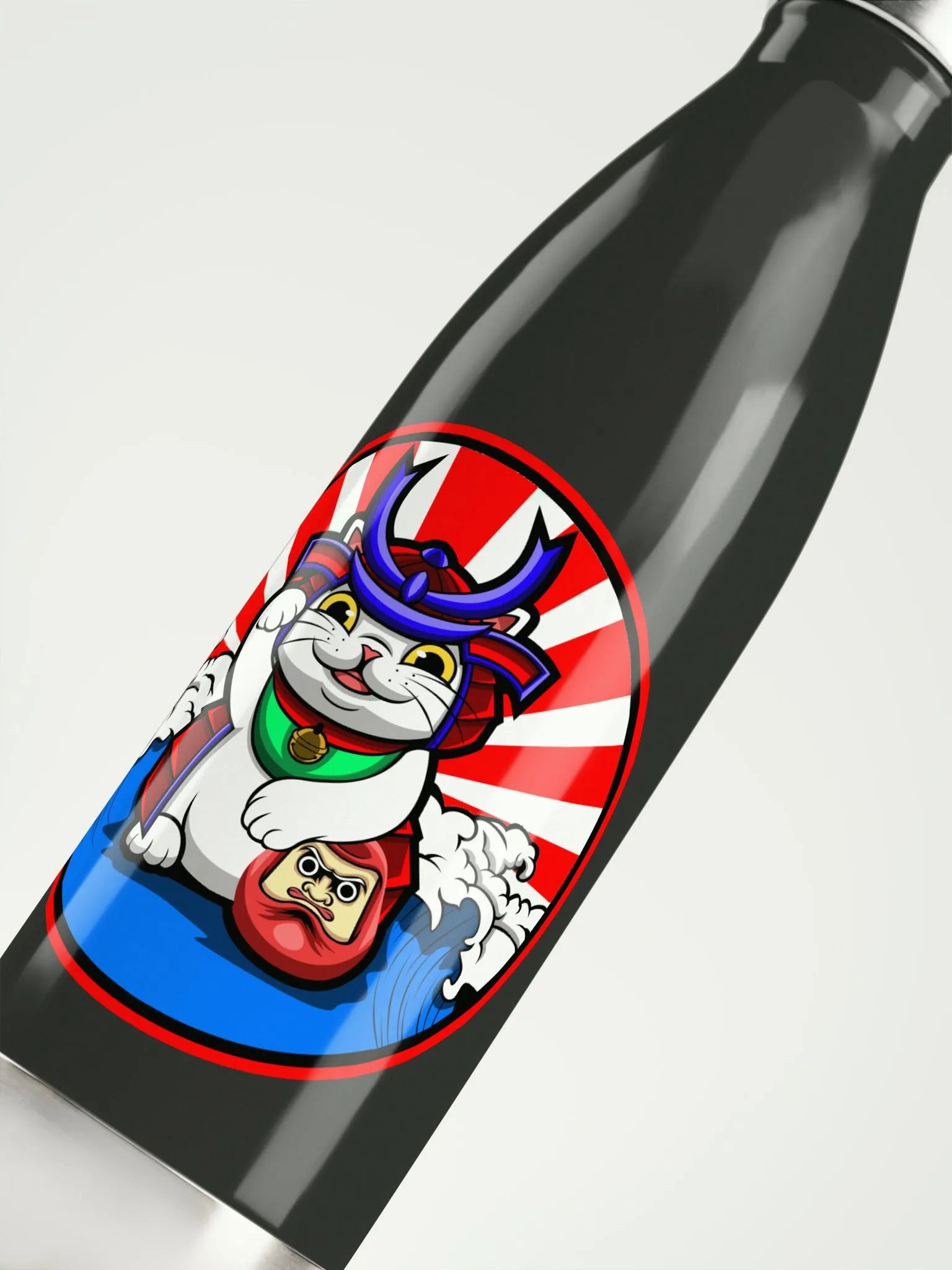OG Samurai Neko Water Bottle product image (5)
