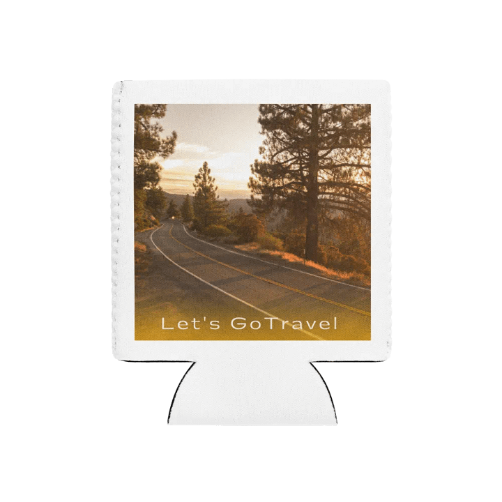 Let's Travel Can Cooler product image (1)