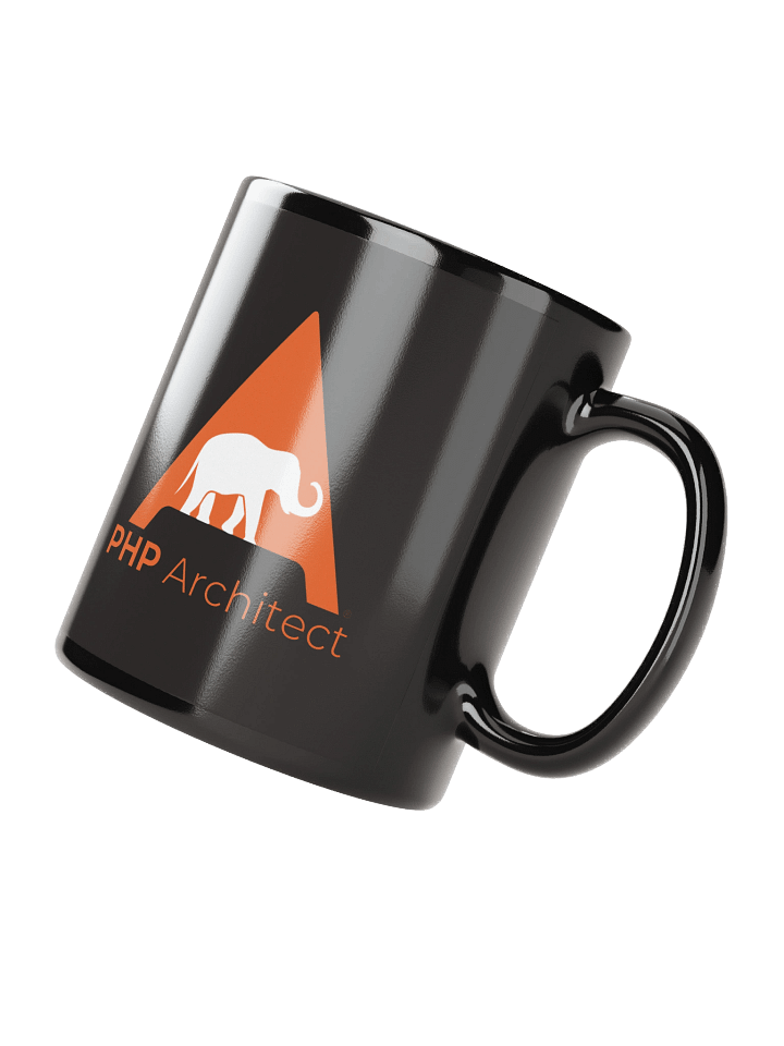 PHP Arch Logo Black Coffee Mug (Left Handed) product image (2)