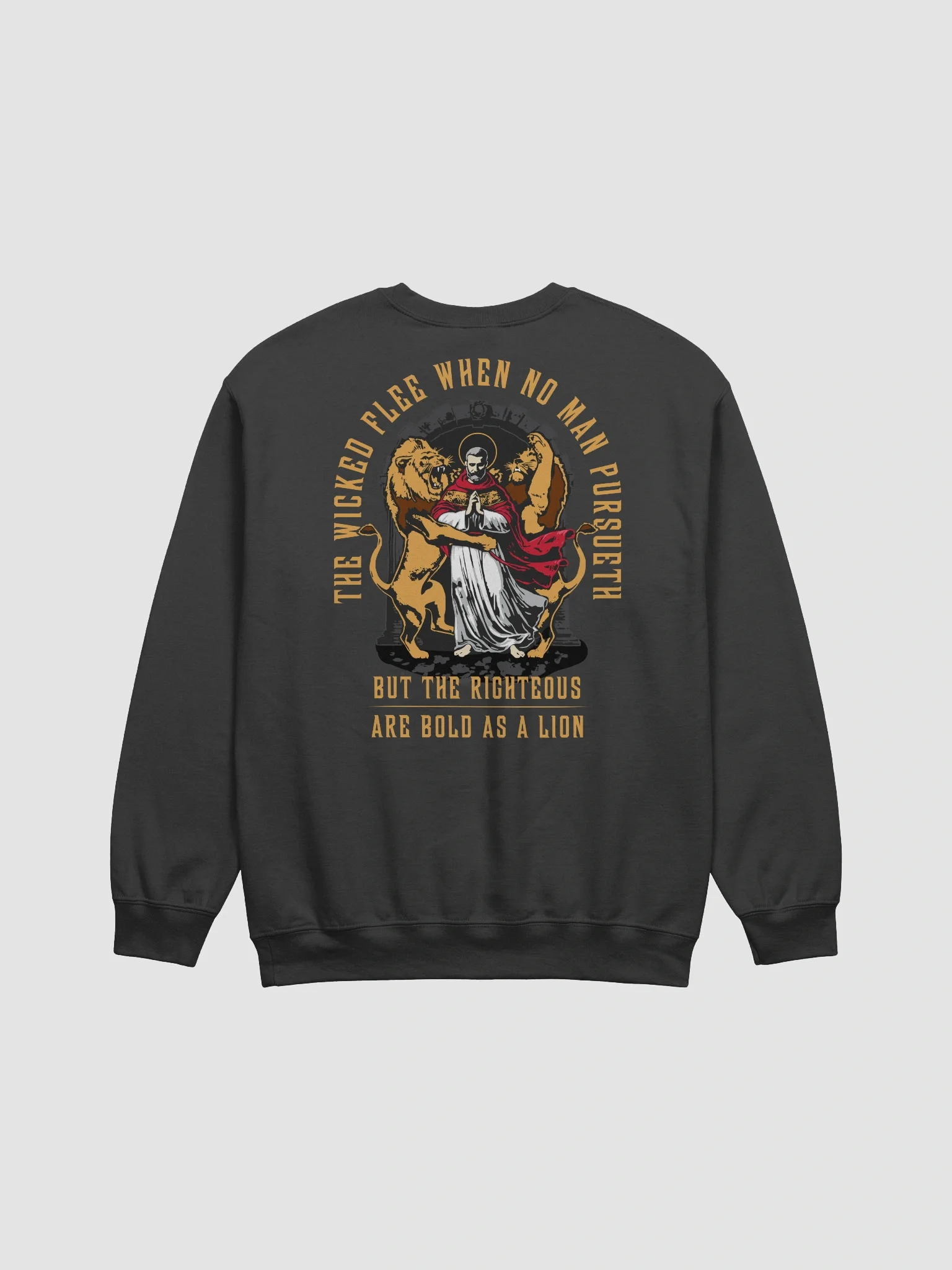 The rigtheous are BOLD as a LION - sweatshirt product image (3)