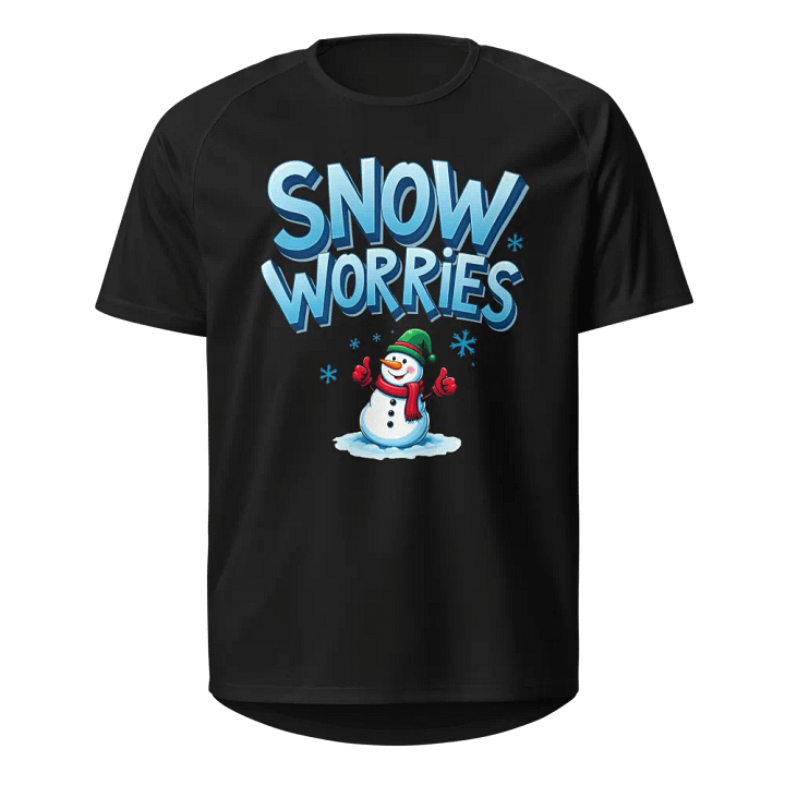 Snow Worries Unisex Sports Jersey product image (1)