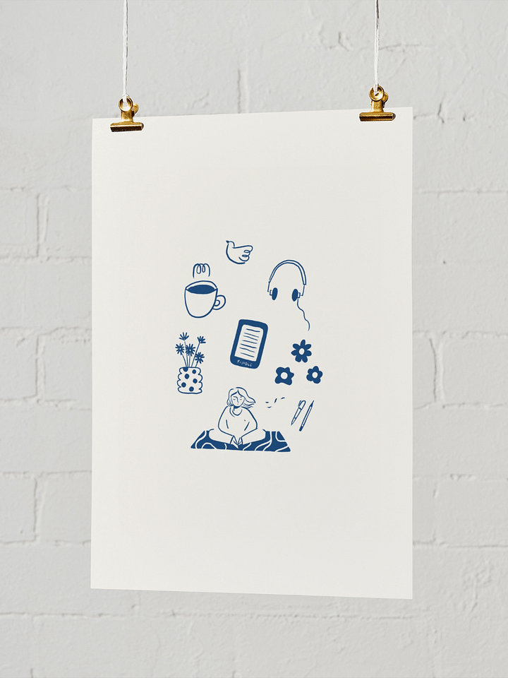 Cozy Creative Rituals – Minimalist Line Art Printable product image (1)
