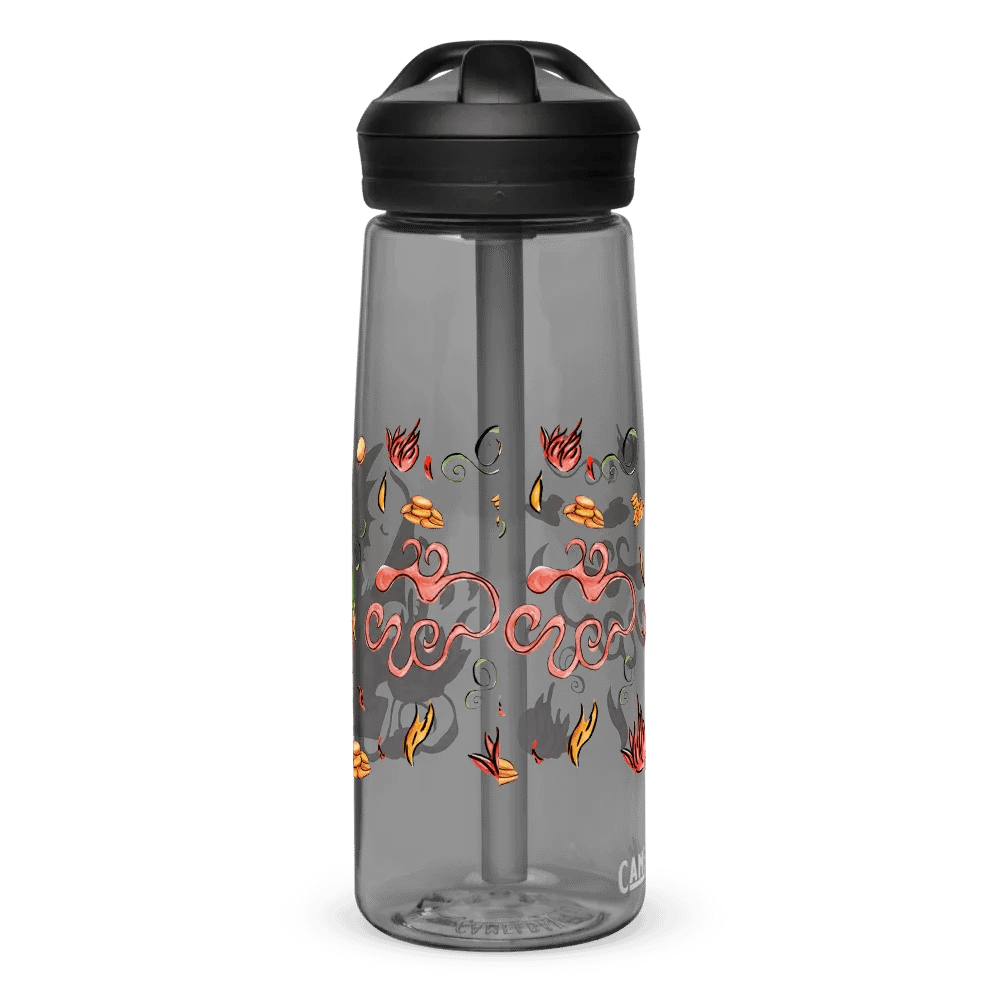 Learning to Breathe Fire 22 oz Straw Bottle Black product image (4)