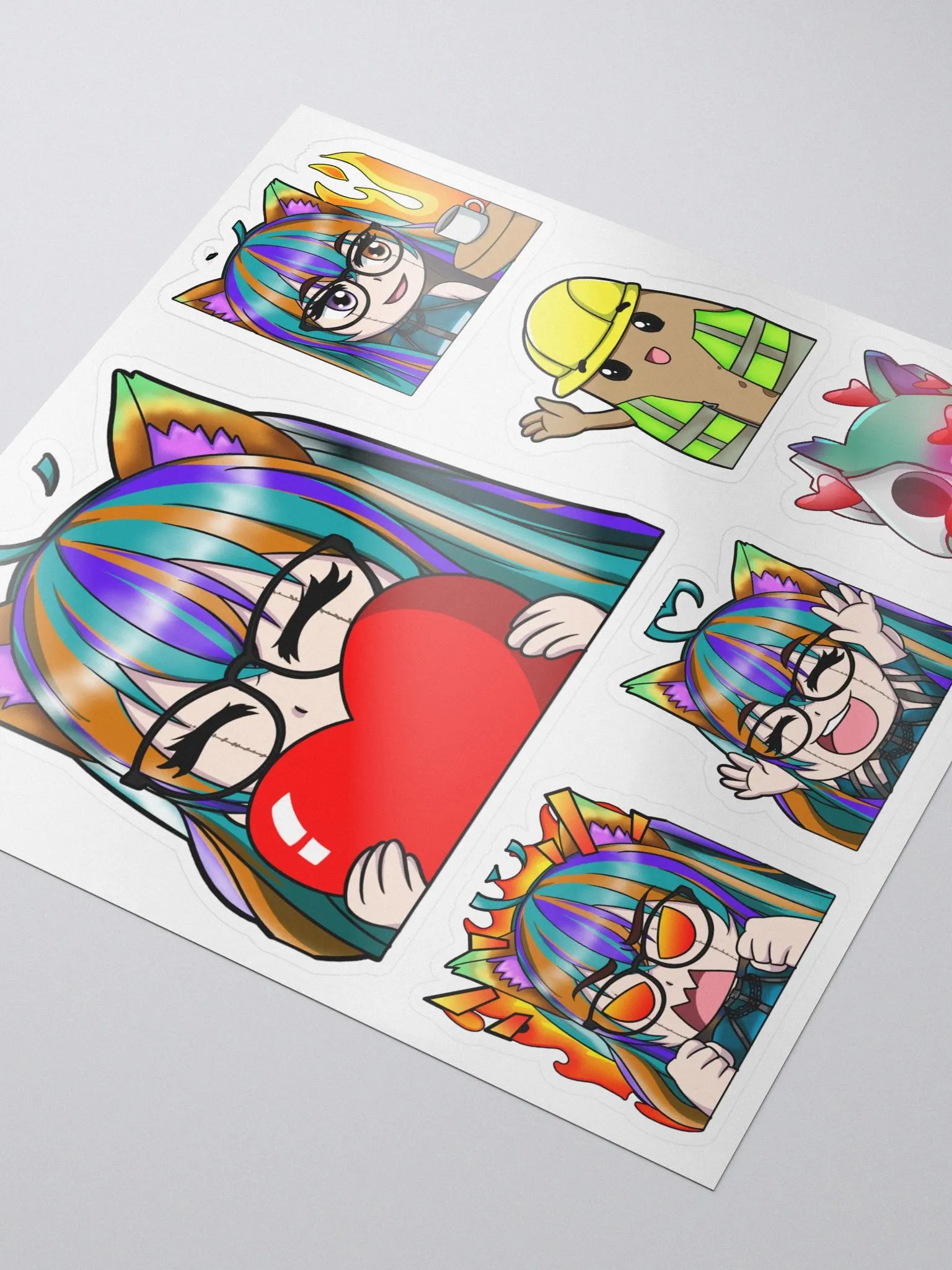 ZK Emote Sticker Sheet product image (3)