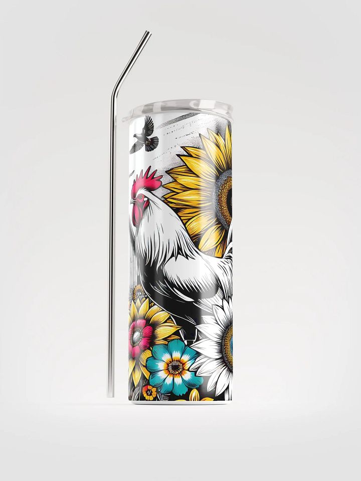 Rooster Garden Stainless Steel Tumbler product image (2)