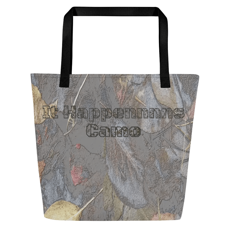 Large Tote Bag w/ Pocket - MossyOak - It Happennnns Camo product image (1)