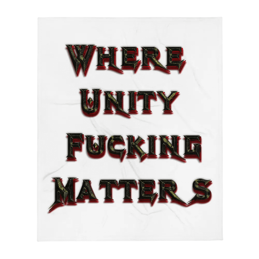 Lucifer's Lounge Slogan Plush Blanket product image (13)