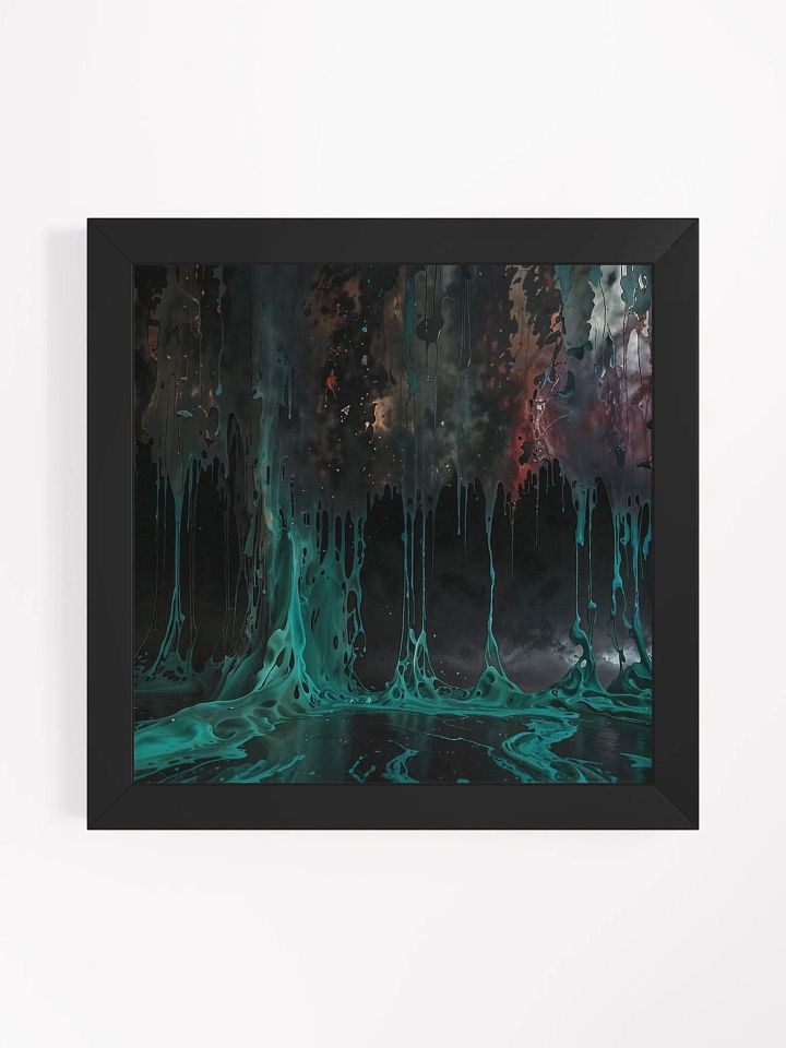 Cosmic Drip Framed Print product image (9)