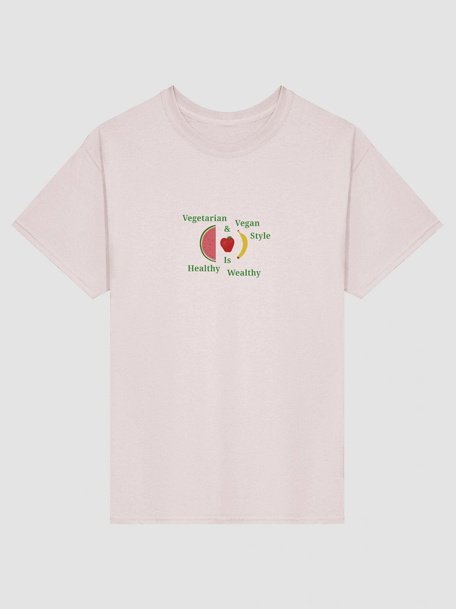 Healthy Wealthy Vegetarian & Vegan T-Shirt product image (1)