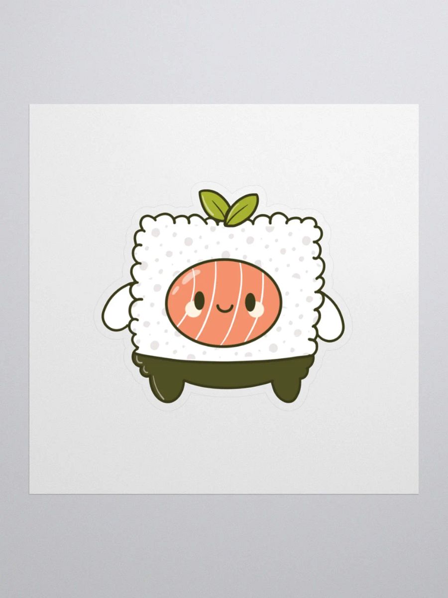 Cute Kawaii Sushi Cube Kiss Cut Sticker product image (2)
