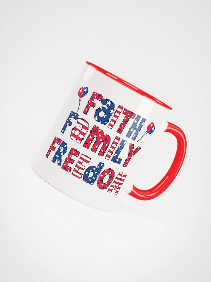 Faith, Family, Freedom Patriotic Mug product image (2)