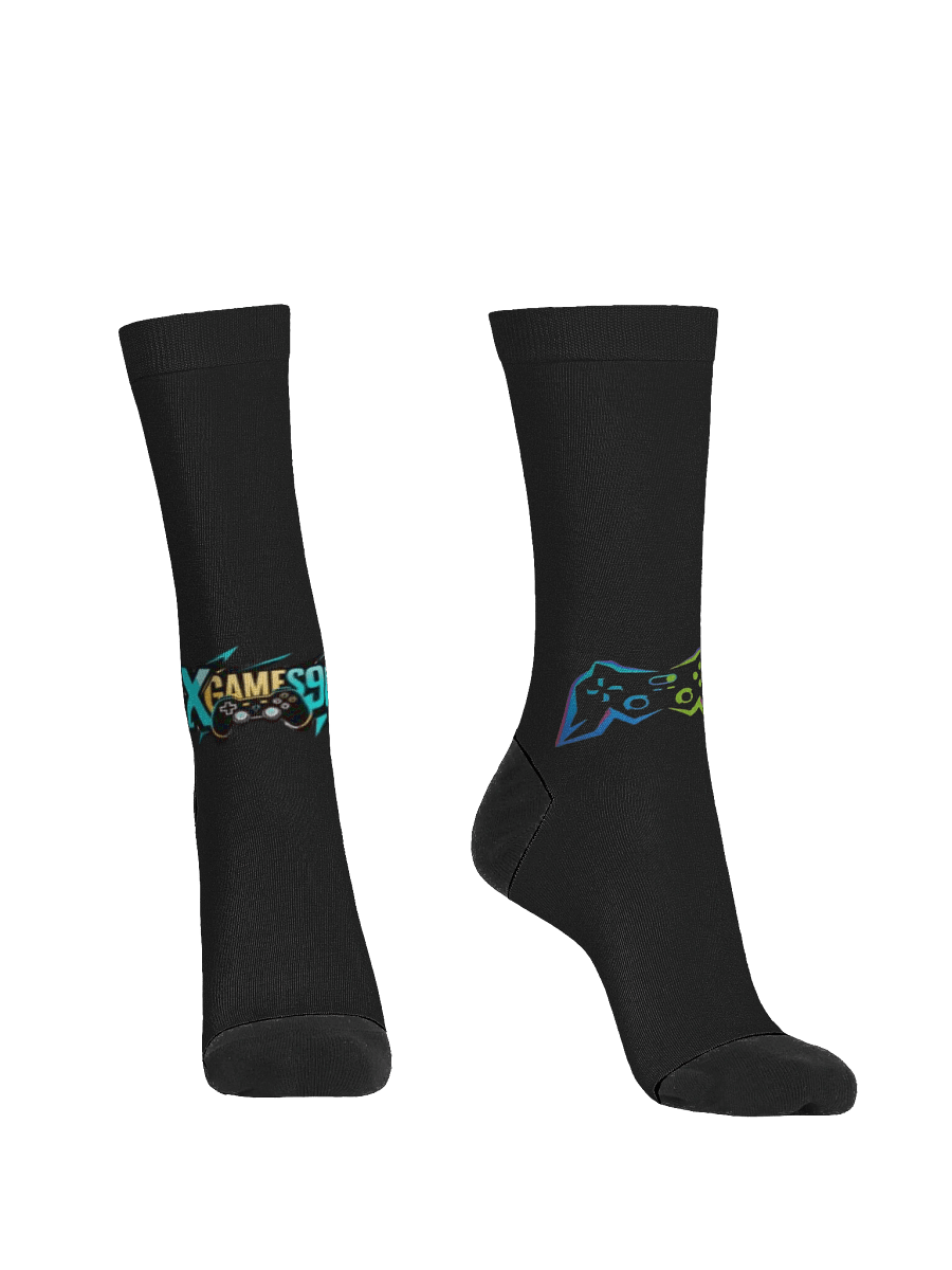 Geometric Gaming Crew Socks product image (2)