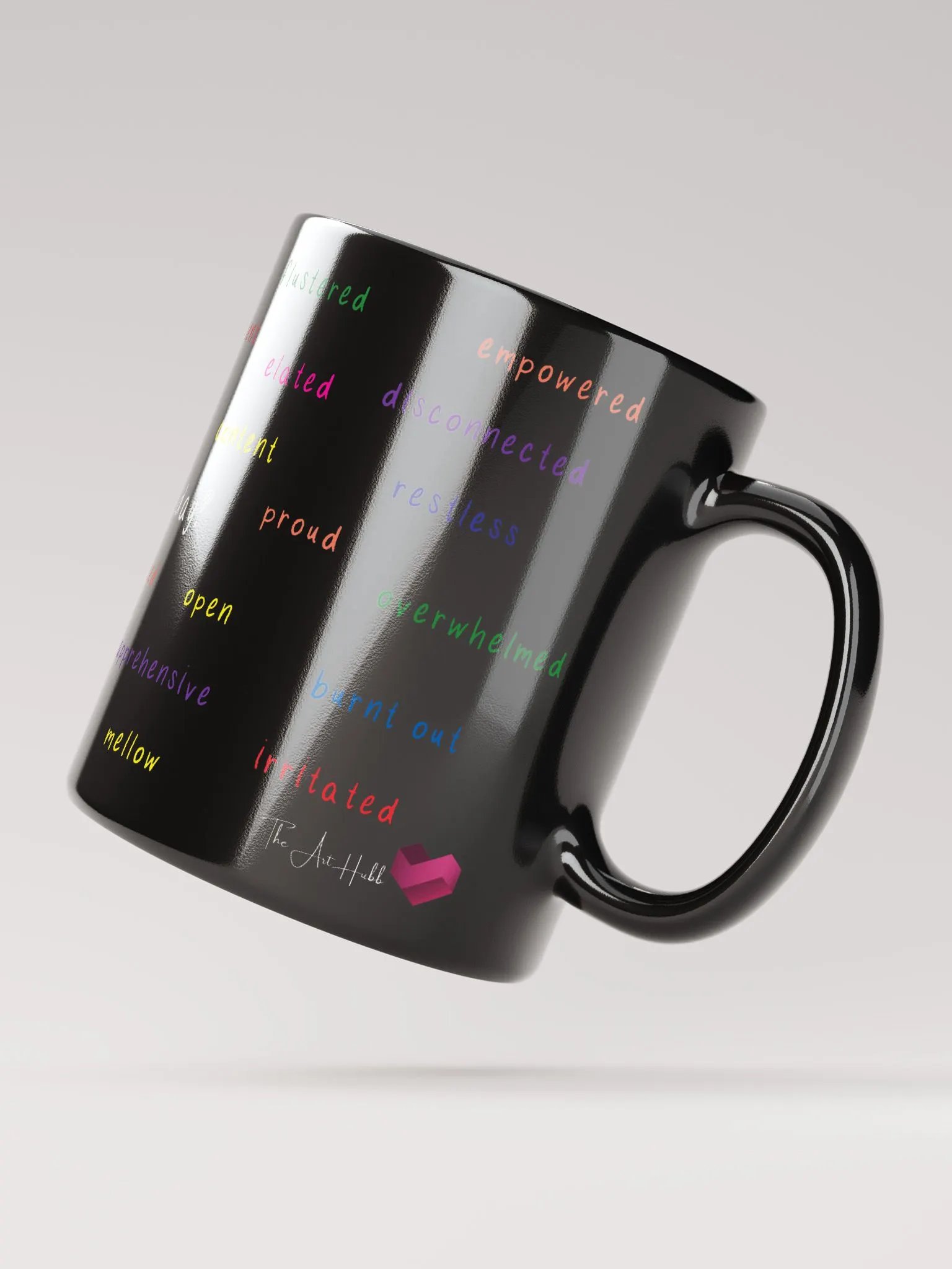 Feeling Words Mug in Black product image (5)