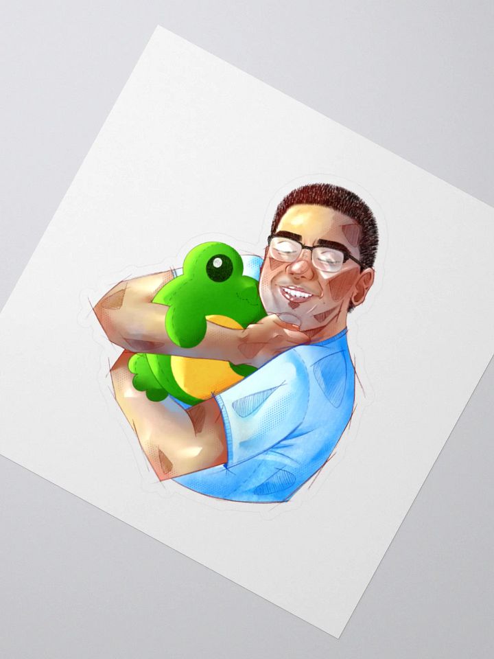 Frog Hugs Birthday Sticker product image (2)