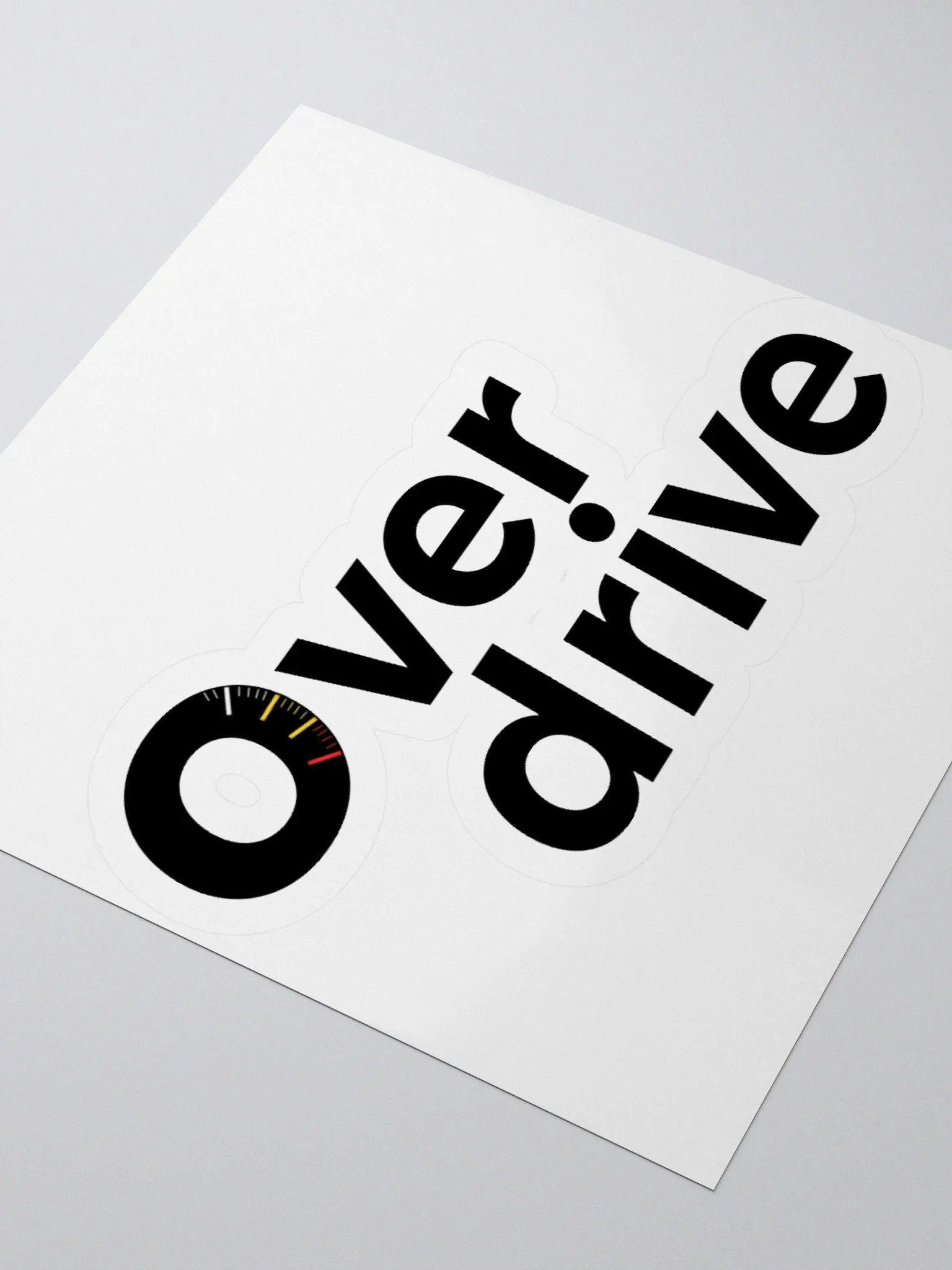 overdrive kiss cut sticker product image (8)