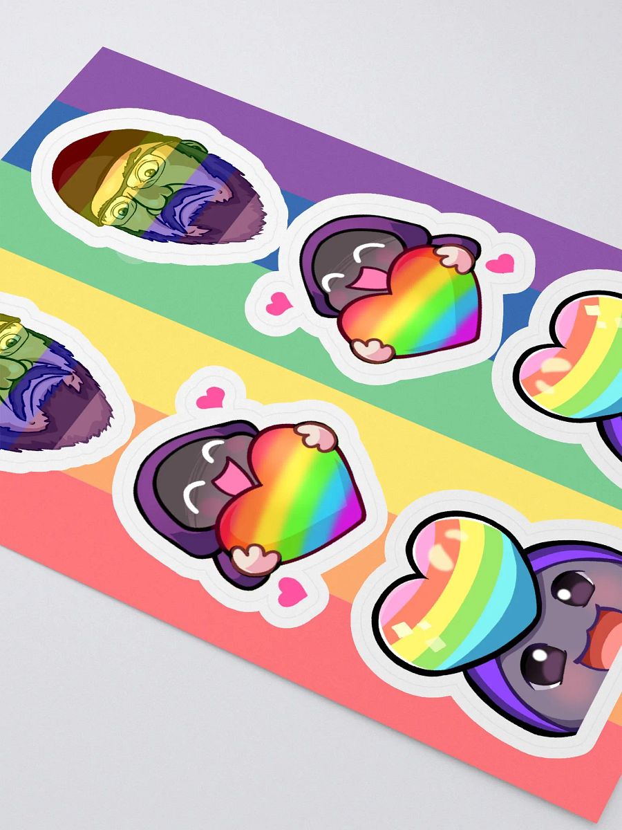 PRIDE Sticker Sheet product image (2)
