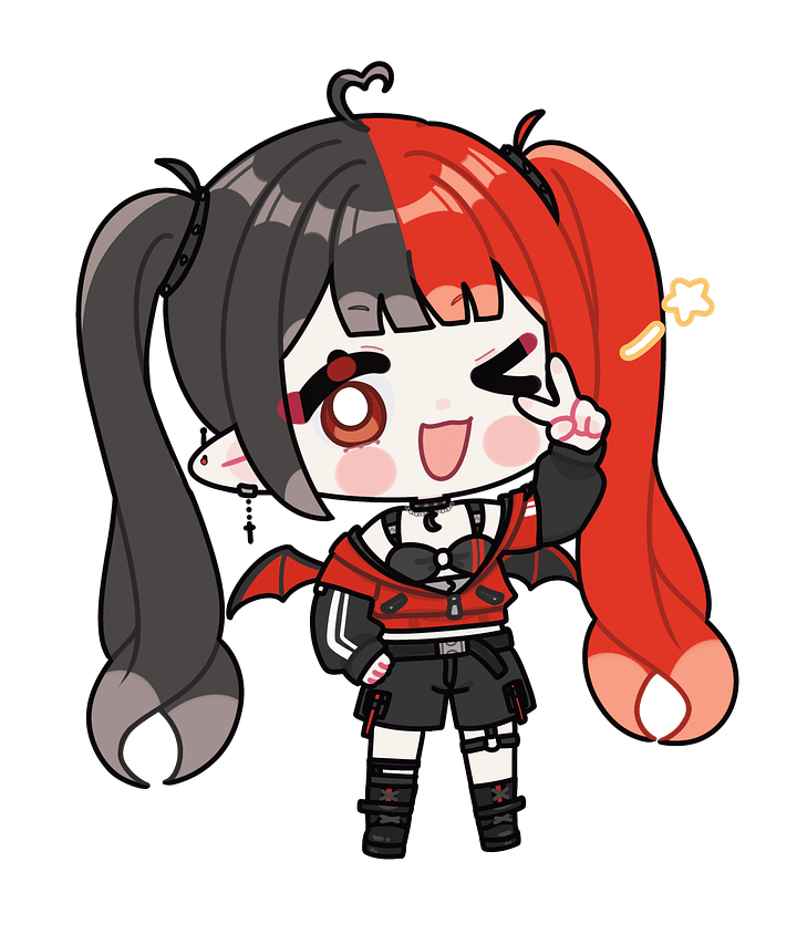 V SIGN LUCI KEYCHAIN product image (1)