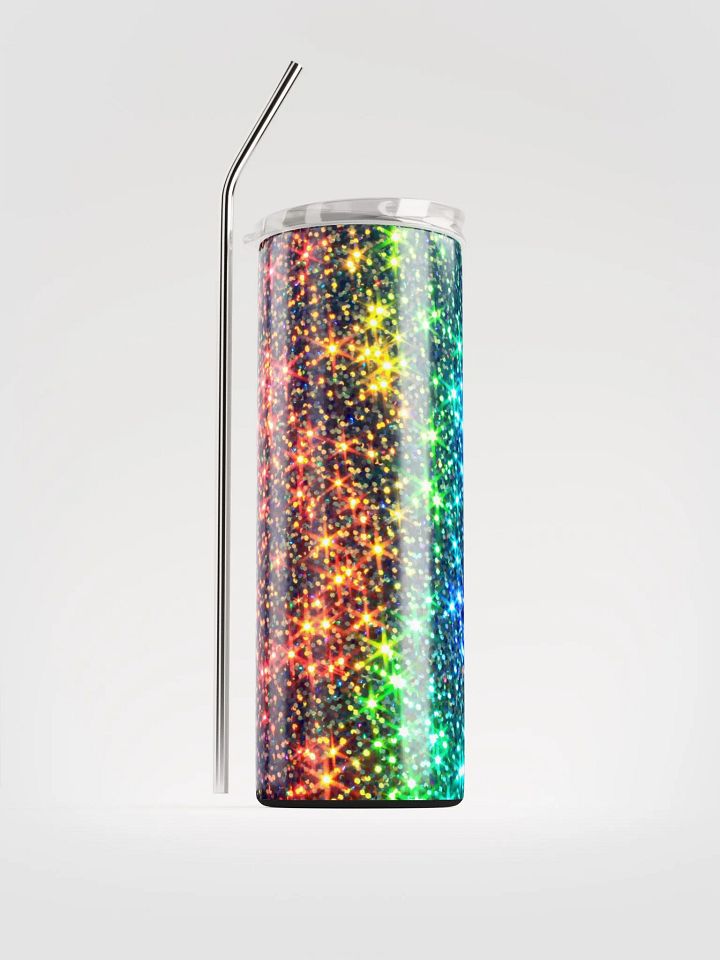 Rainbow Sparkle Stainless Steel Tumbler product image (1)
