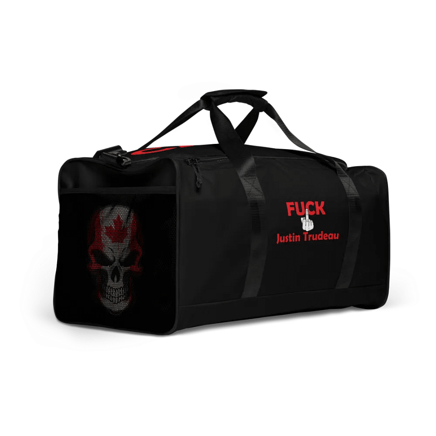 FUCK Justin Trudeau Adventure Duffle Bag product image (12)