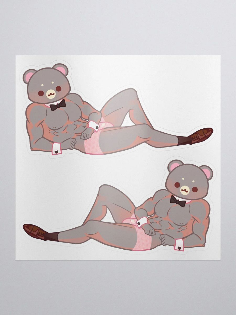 'Fancy Time' kuma Stickers product image (1)