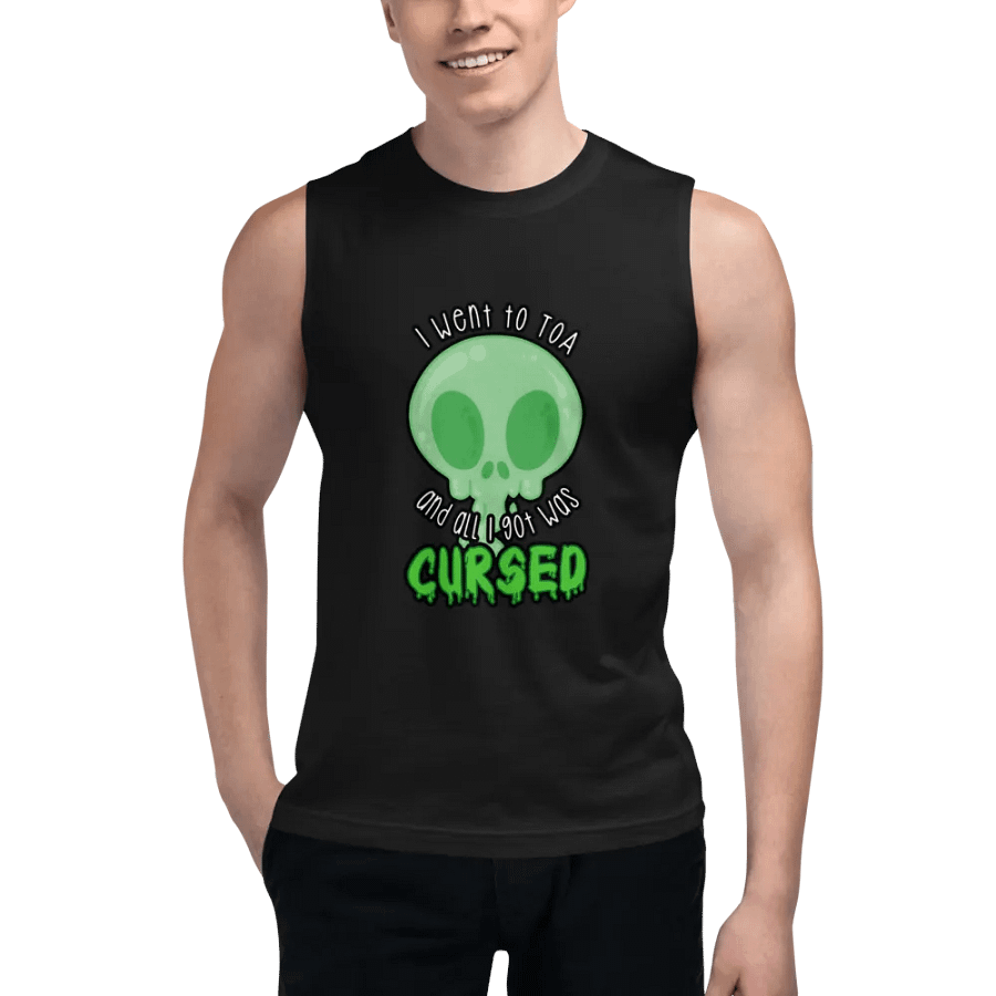 All I Got Was Cursed - Monk - Men's Style Muscle Tank product image (5)