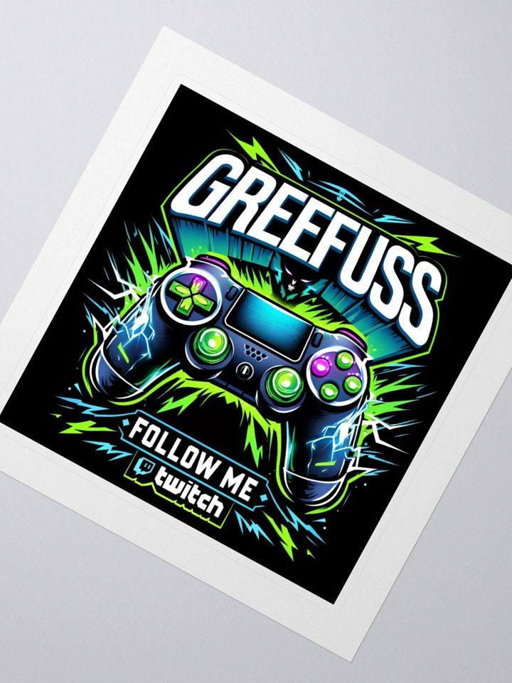 Electrifying Game Controller Kiss Cut Stickers product image (2)
