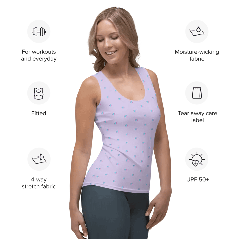 Gay Reflections (LAG Colors) All Over Print Fitted Tank Top product image (7)