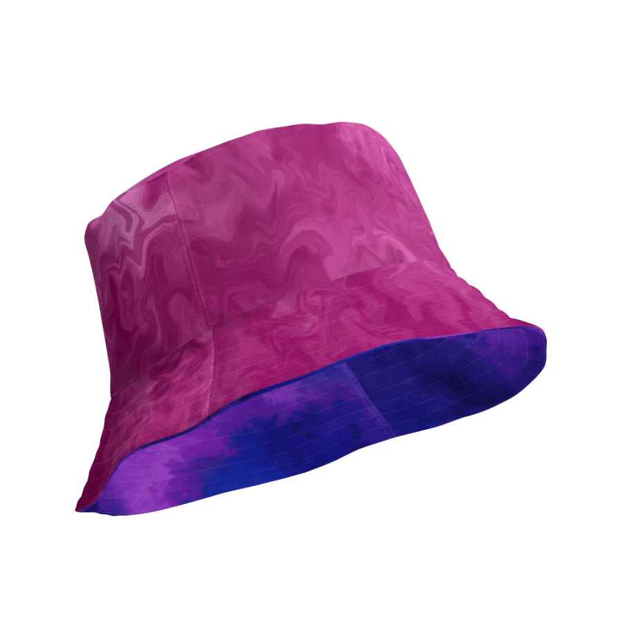 Pink & Blue Reversible Bucket Hat product image (3)