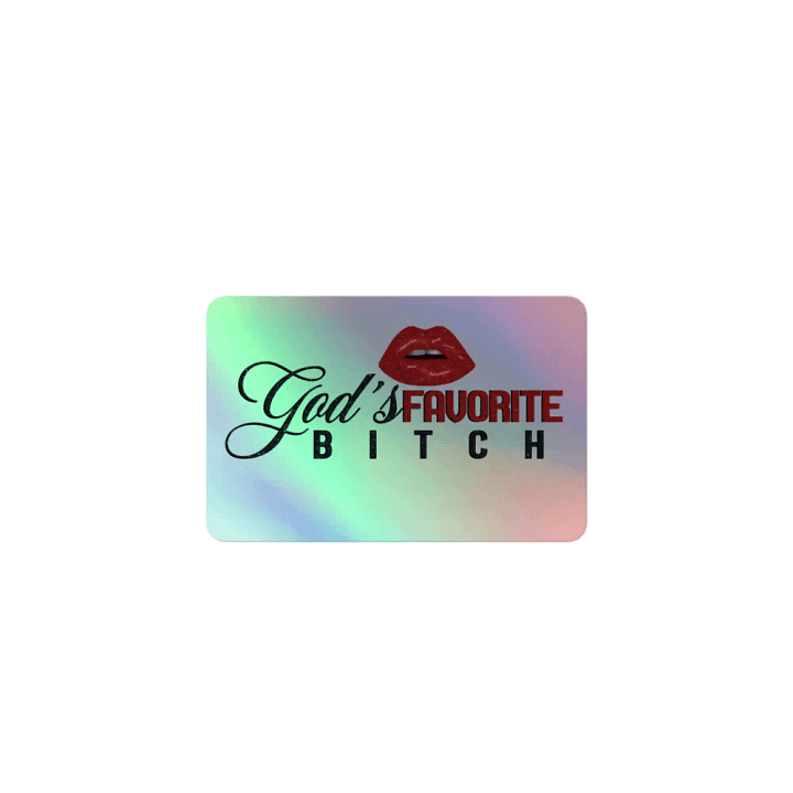 GOD'S FAVORITE STICKER product image (1)